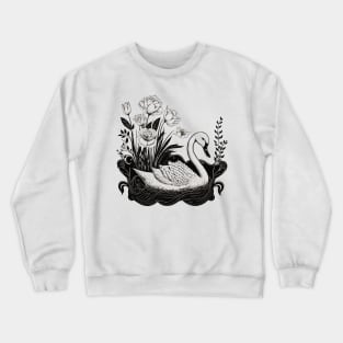 Beautiful Swan Crewneck Sweatshirt